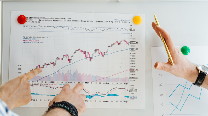 Gráfico de evolución de las acciones de CoreWeave (CRWV) y centros de datos de IA