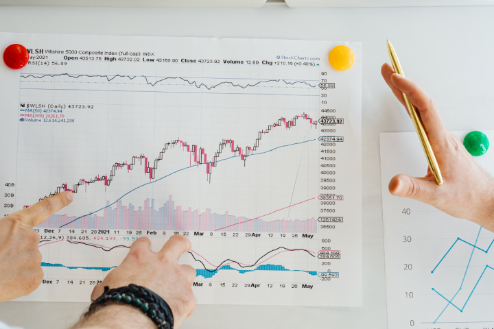 Gráfico de evolución de las acciones de CoreWeave (CRWV) y centros de datos de IA
