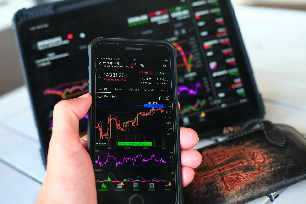Gráfico de cotizaciones en el móvil: resultados de un backtesting en trading